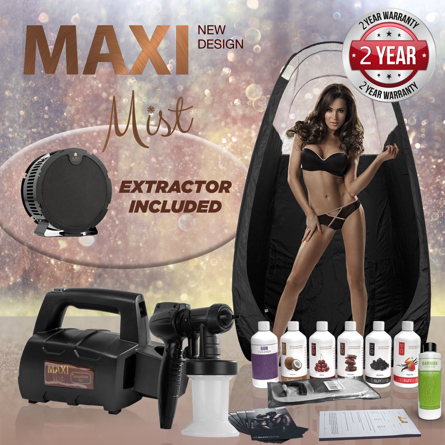 Maximist Spraymate TNT 'Deluxe' Tanning Kit with Extractor Maximist Spraymate TNT 'Deluxe' Tanning Kit with Extractor