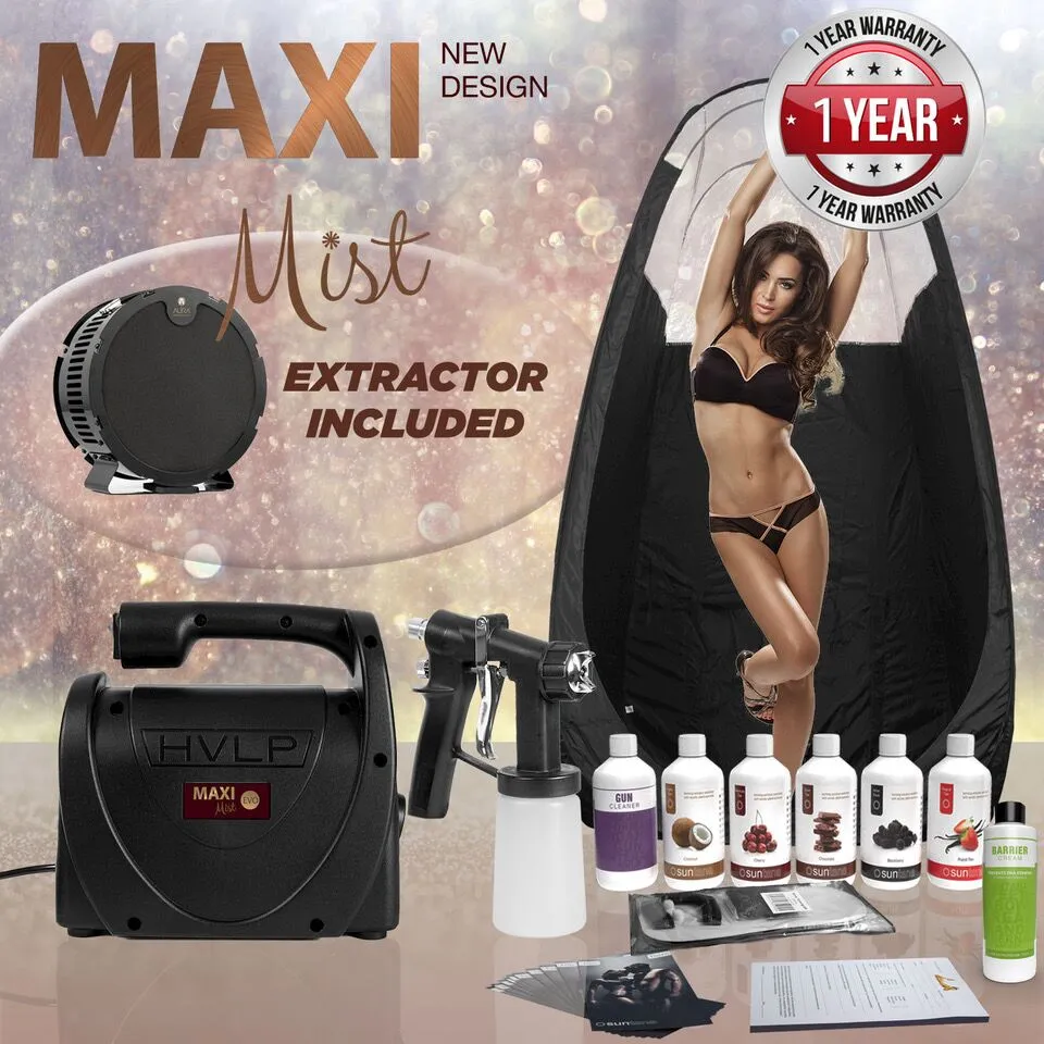 MaxiMist EVO (Elite Series) ‘Deluxe’ Spray Tanning Kit MaxiMist EVO (Elite Series) ‘Deluxe’ Spray Tanning Kit