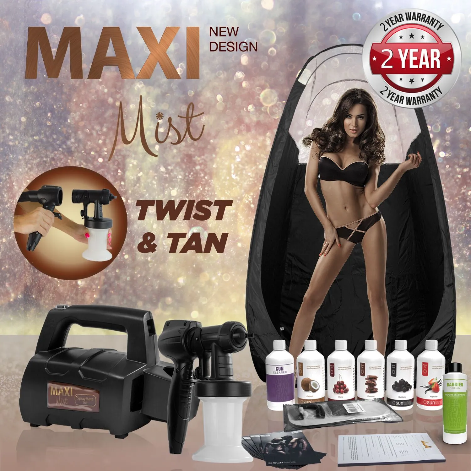 Maximist 'MEGA' SprayMate TNT - Complete spray tan kit Maximist 'MEGA' SprayMate TNT - Complete spray tan kit