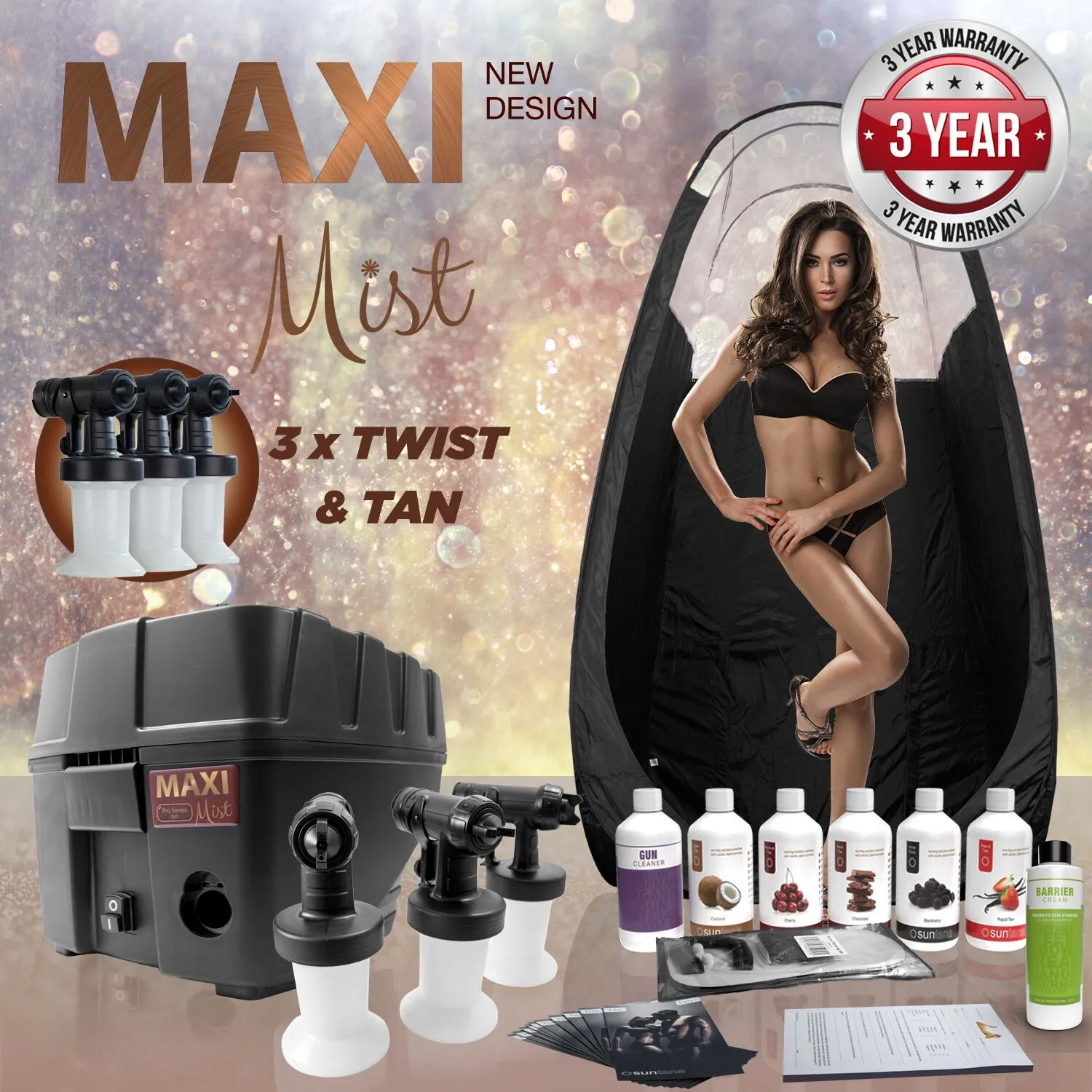 Maximist 'MEGA' Pro TNT - Complete spray tan kit Maximist 'MEGA' Pro TNT - Complete spray tan kit