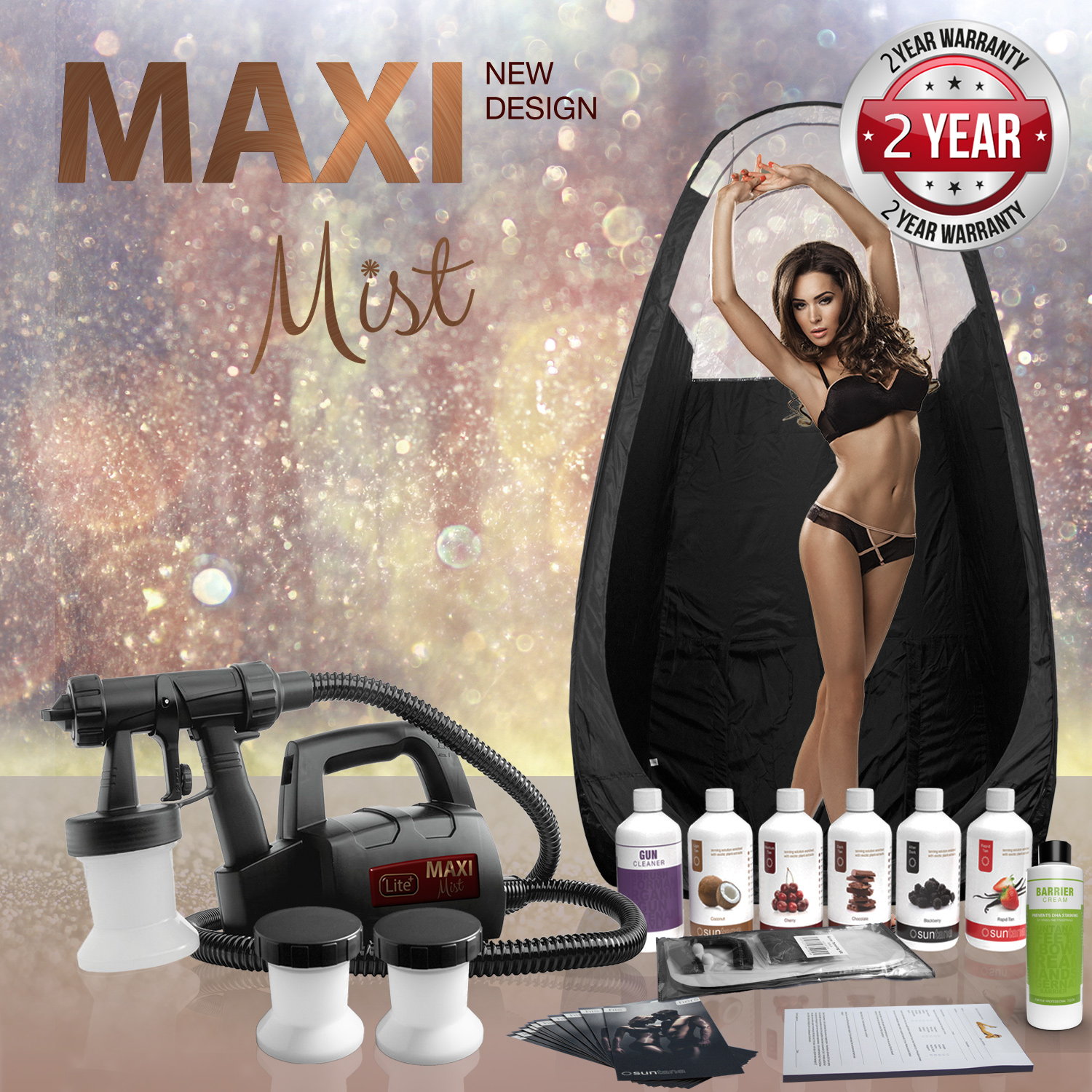 Maximist 'MEGA' Lite Plus - Complete spray tan kit Maximist 'MEGA' Lite Plus - Complete spray tan kit