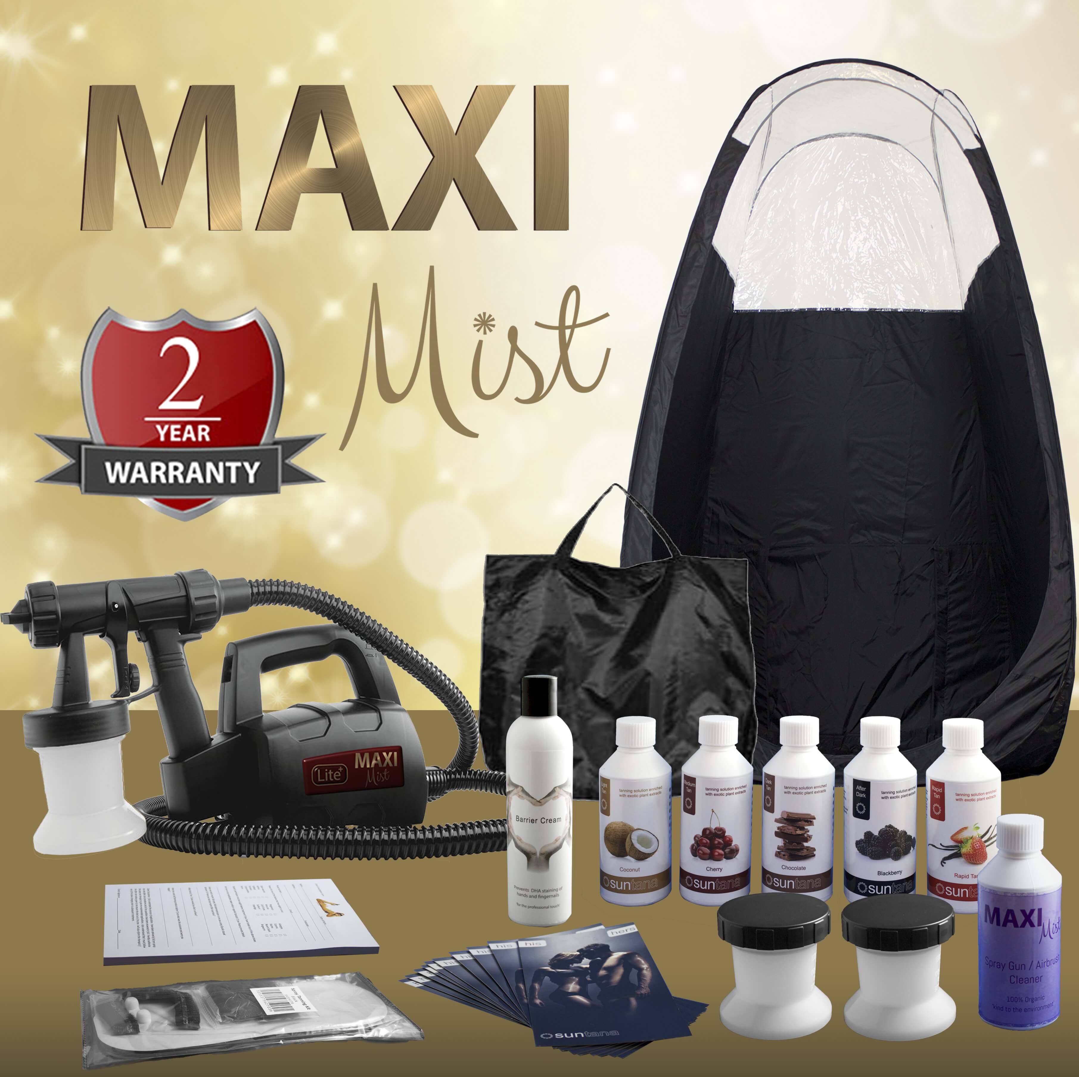 Kit De Bronzage Spray Maximist EVO Elite Avec Suntana - Complet, Mobile, Neuf