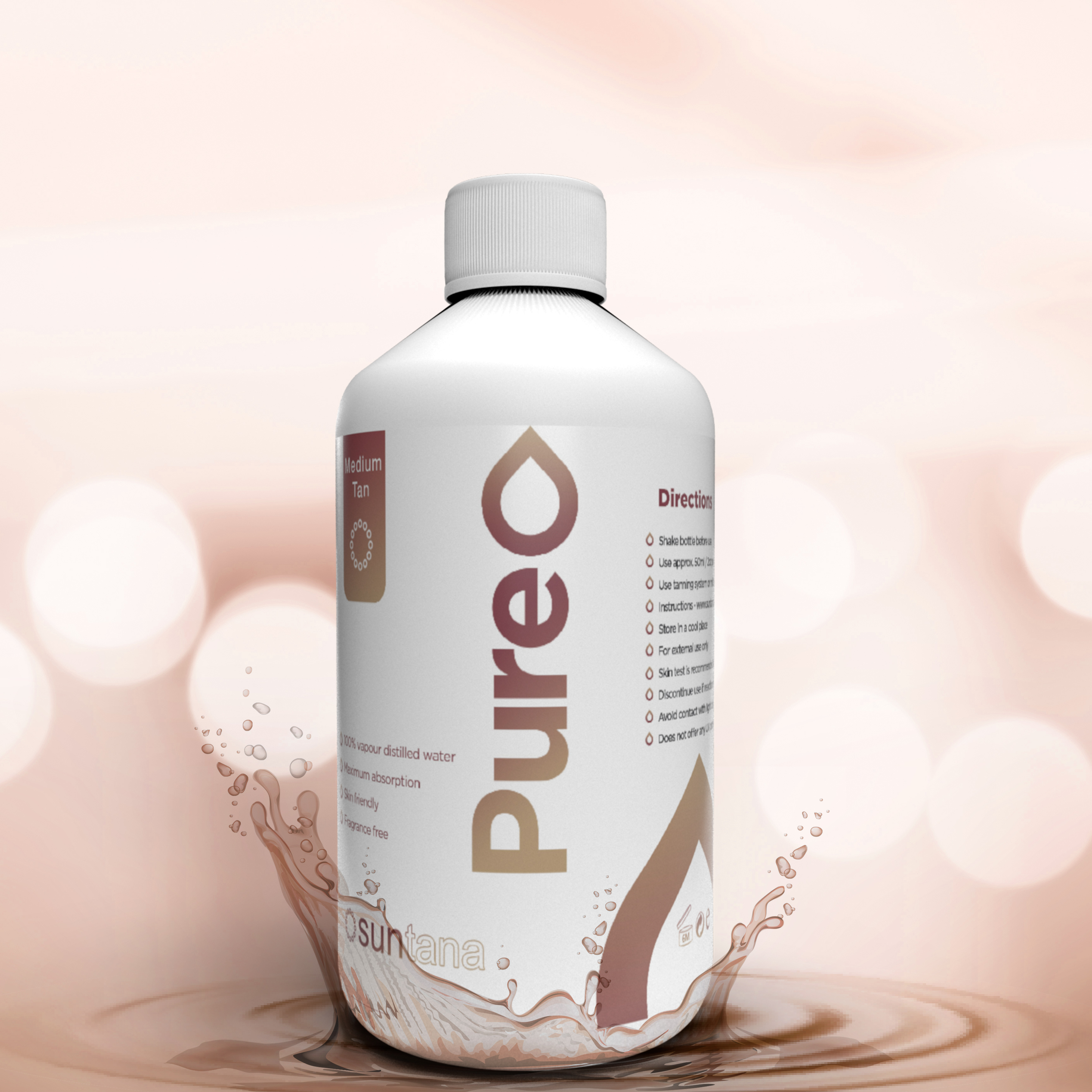 Pure Tan Medium 250ml Suntana UK