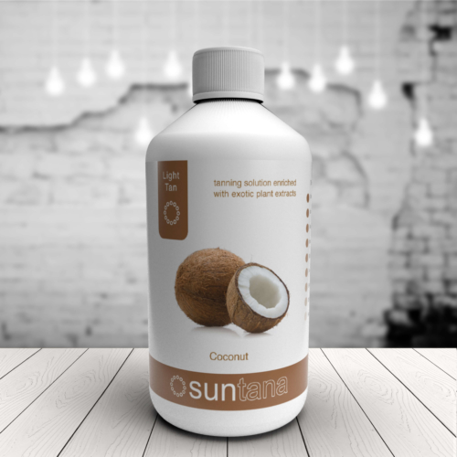 250ml Coconut Light Tan Solution